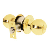 Cerradura tipo esfera para reamara meanismo ilindrio laton brillante en blister hermex basi..